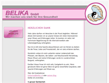 Tablet Screenshot of belika.ch